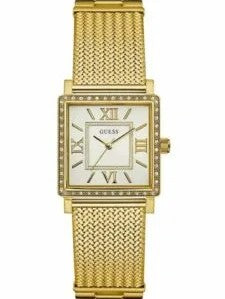 Montre Femme Guess Carré W0826L2 Dorée